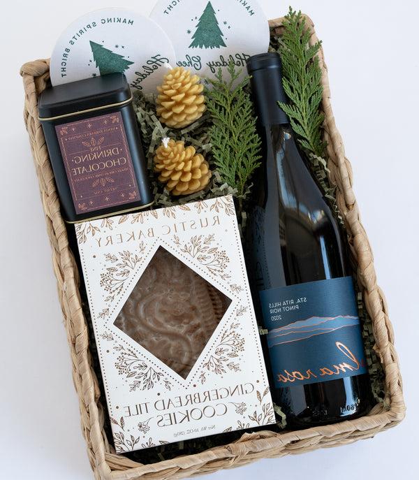 Santa Barbara Company Alma Rosa Holiday Gift Basket